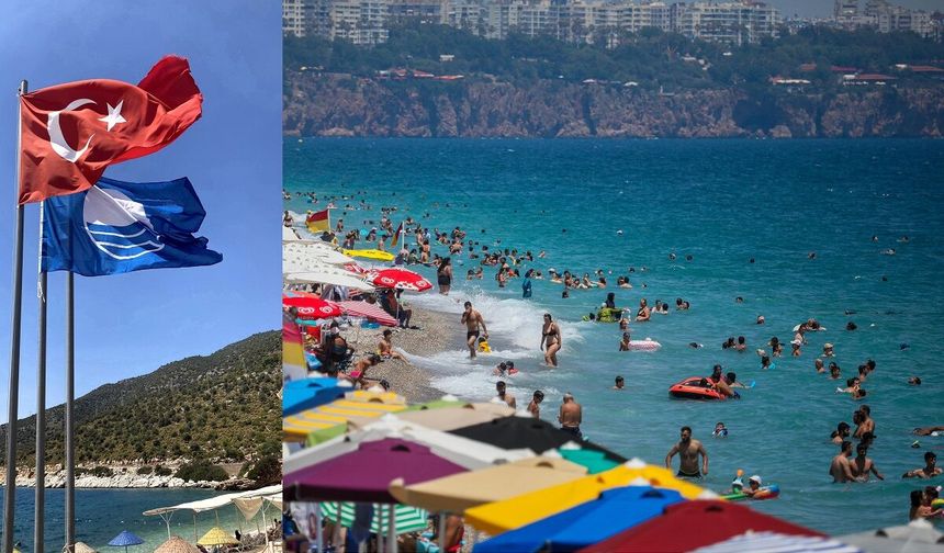 Antalya, mavi bayrakta açık ara dünya birincisi