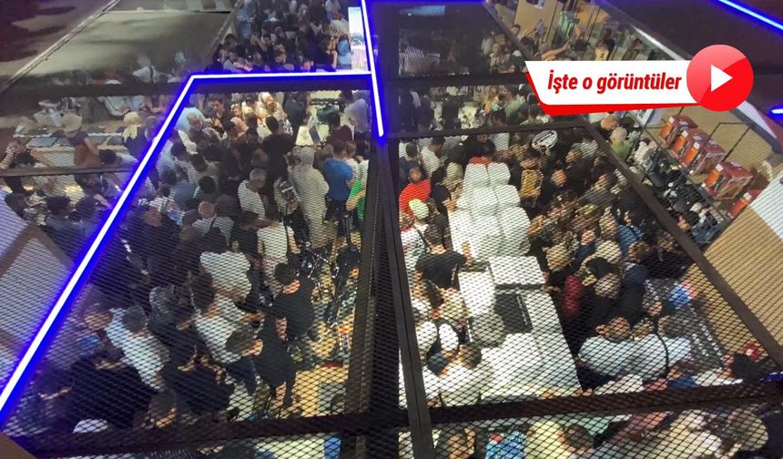 Mağazada indirim izdihama neden oldu: İşte o anlar!