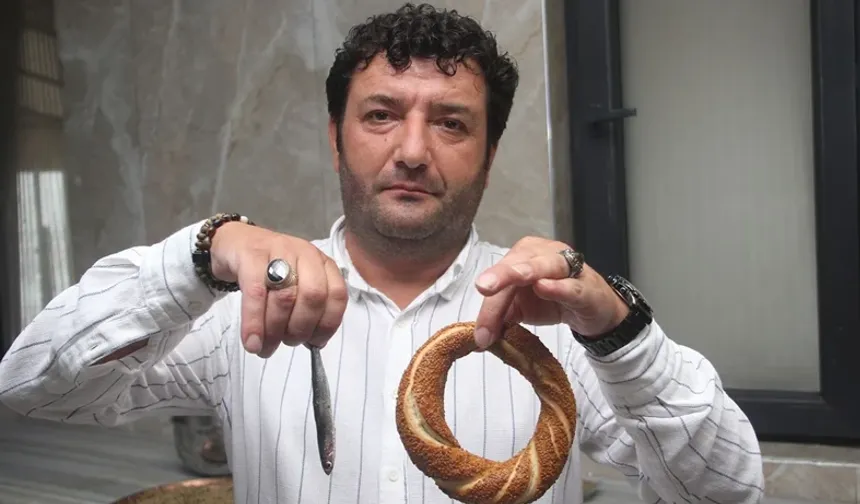 Bu da hamsili simit: 'Balık ekmek oluyorsa balık simit neden olmasın?'