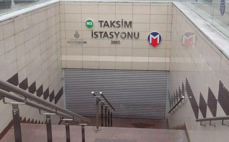 Taksim'de 1 Mayıs anması öncesi metro istasyonu kapatıldı!