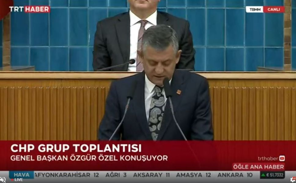 TRT'den Özgür Özel'e 5 dakikalık sürpriz!