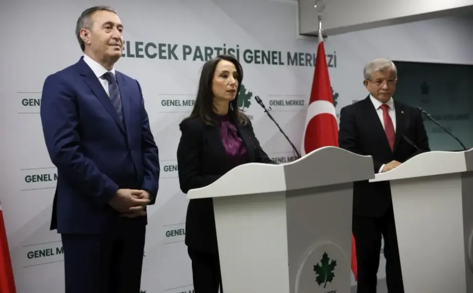 Hatimoğulları ve Bakırhan, Gelecek Partisi lideri Davutoğlu ile görüştü