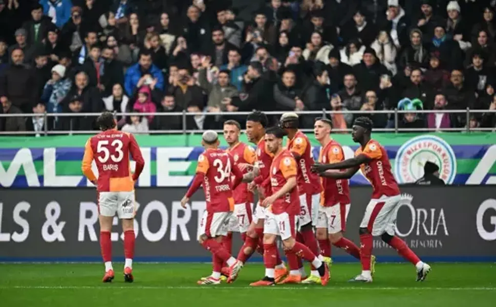 Galatasaray, Çaykur Rizespor'u 3-0 mağlup etti