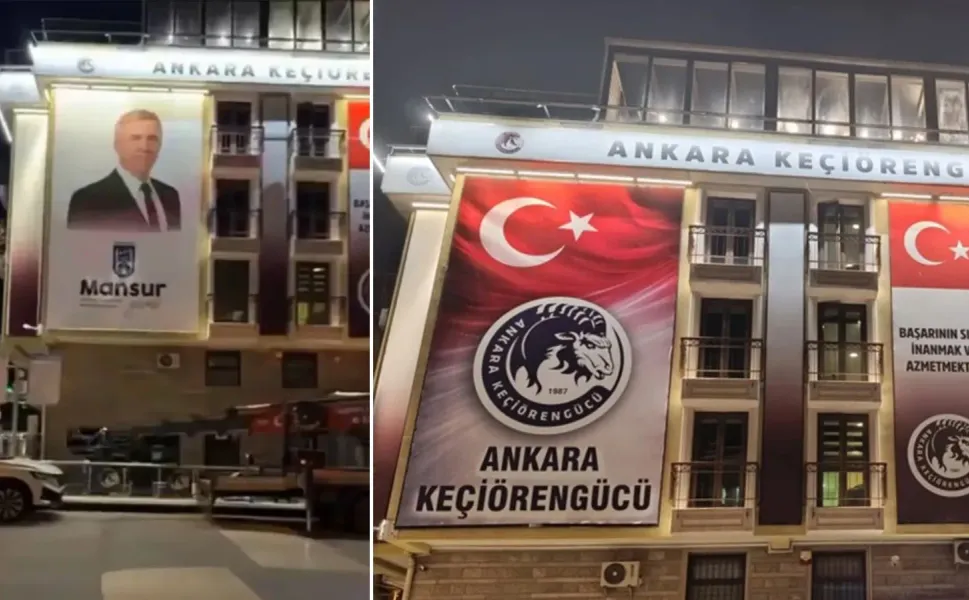 Mansur Yavaş’ın Keçiörengücü tesislerindeki posteri indirildi