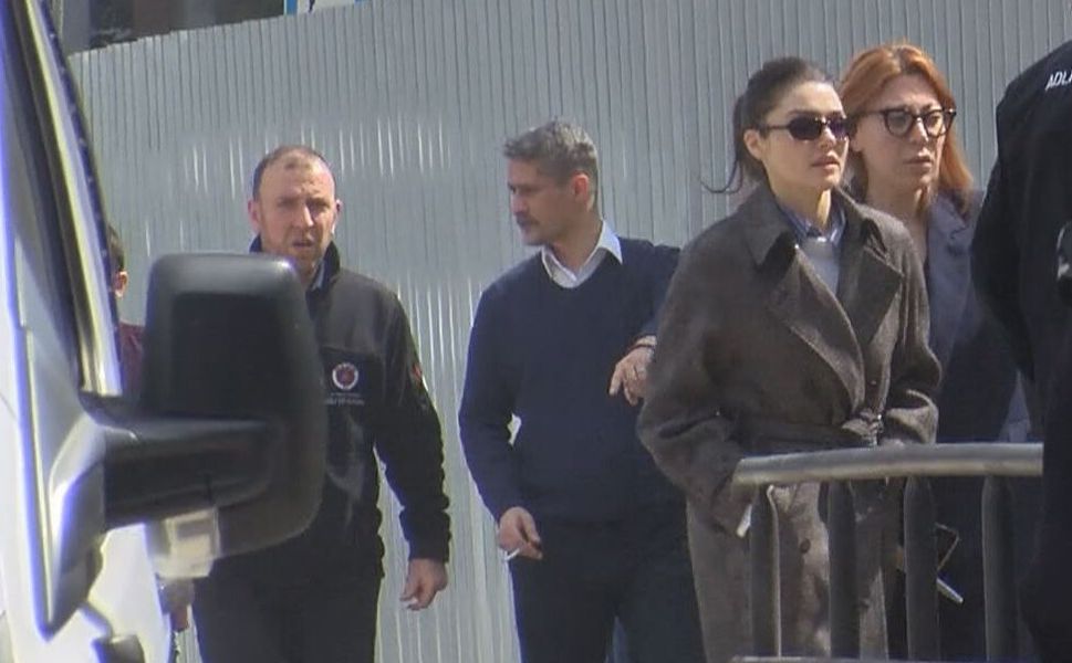 Gözaltına alınan oyuncu Hande Erçel Adli Tıp'a sevk edildi