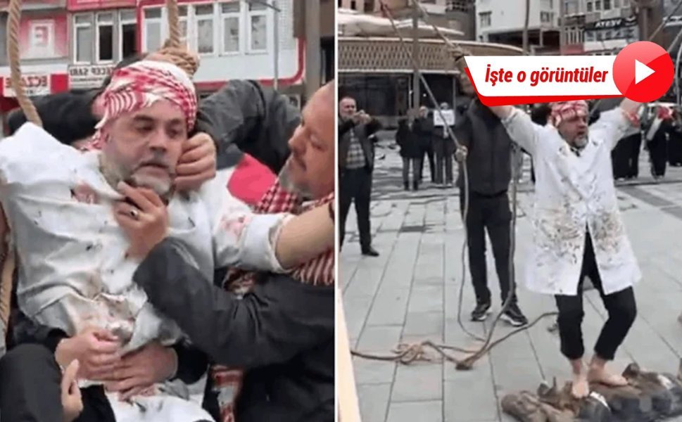 İsrail'i protesto ederken kendini öldürüyordu!