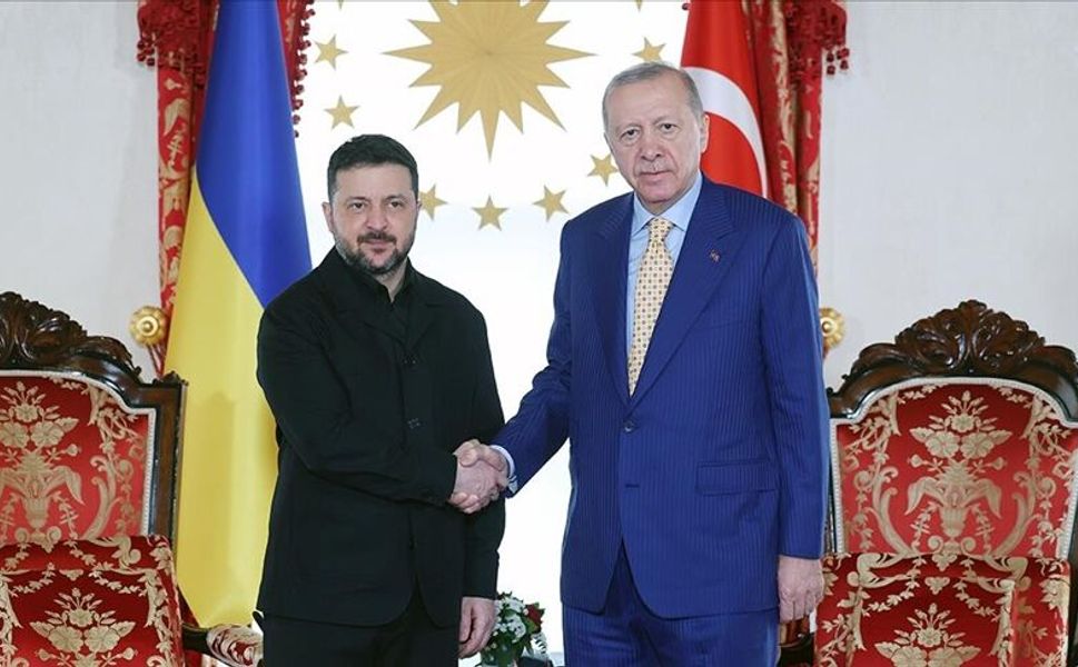 Cumhurbaşkanı Erdoğan, Ukrayna Devlet Başkanı Zelenskiy ile görüştü