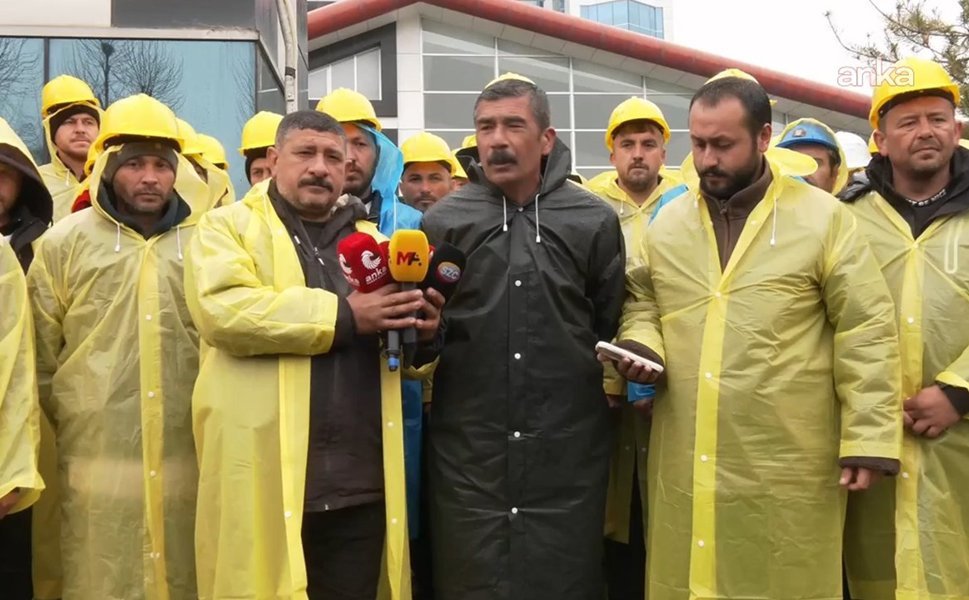 Ankara’da maden işçileri Yıldızlar Holding önünde açlık grevinde!
