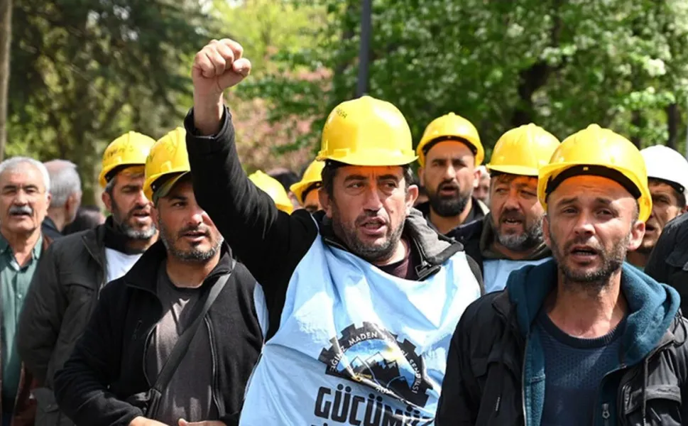 Madencilerin eylemi 2'nci gününde: 'Gemileri yaktık geri dönüş yok'