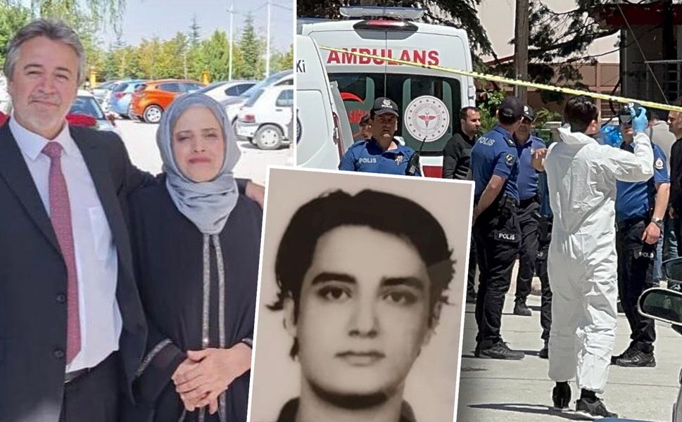 Hukuk Fakültesi'nde okuyan oğulları tarafından öldürülen veteriner çift, toprağa verildi!