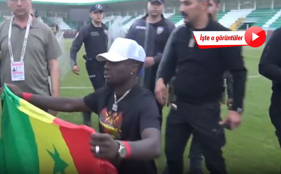 Amedsporlu Diagne’ye polis müdahalesi: Senegal bayrağını PKK flaması sandılar!