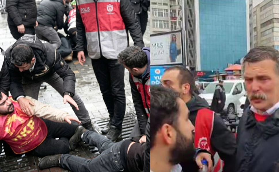 Taksim'e yürümek isteyenlere polis müdahalesi: 350 kişi gözaltına alındı
