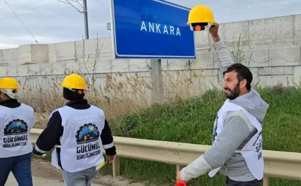 Doruk Madencilik işçileri yine Ankara yolunda!