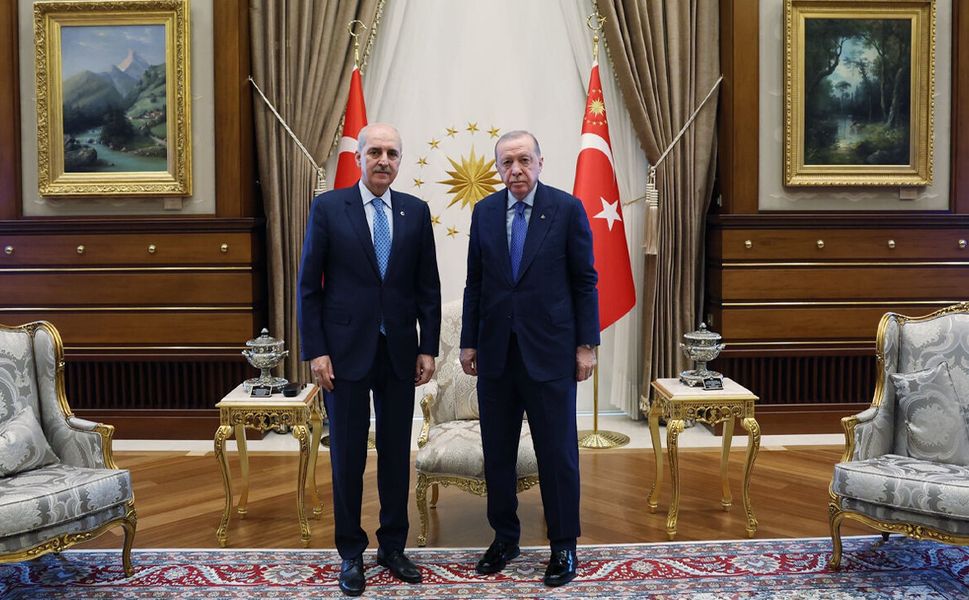 İmralı heyetiyle görüşen Numan Kurtulmuş, Erdoğan'ı ziyaret etti