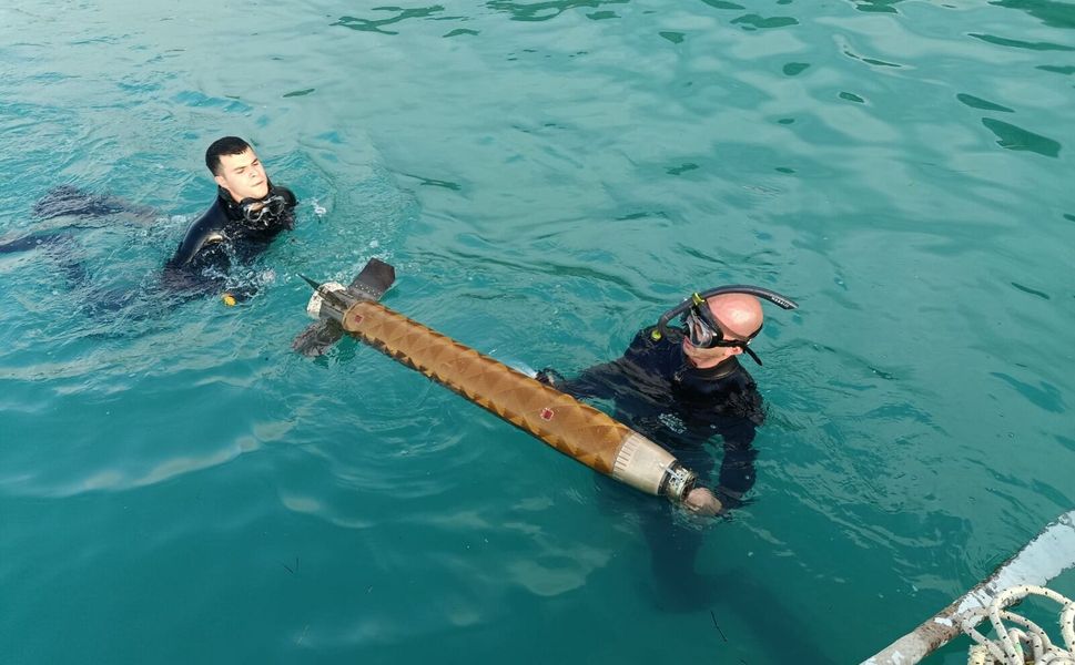 Sinop açıklarında füze bulundu