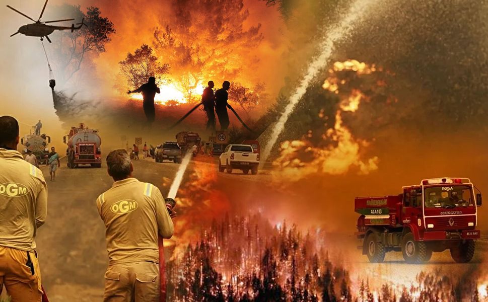 Altı şehirde orman yangını: 50 ev boşaltıldı, havadan ve karadan müdahale sürüyor!