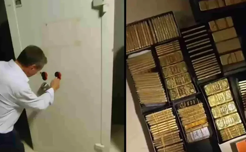 Alihan Kuriş'in firari kardeşinin evinden 200 kilo külçe altın çıktı