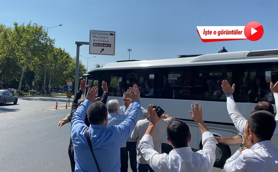 Süleymancılar, tutuklanan Alihan Kuriş’e el salladı, otobüsün peşinden koştu!