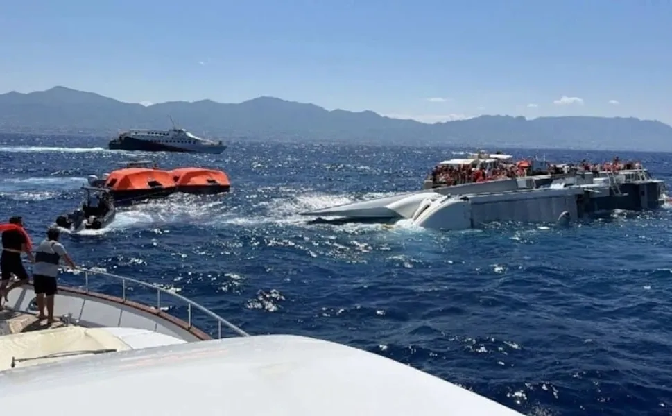 Girne'de batan geminin yeri tespit edildi