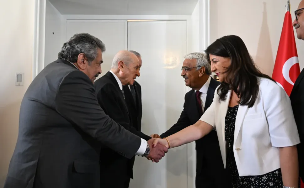 DEM Parti İmralı Heyeti Bahçeli ile görüştü