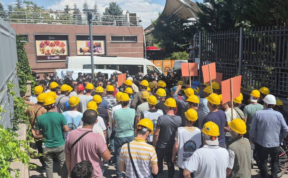 Ankara'da maden işçilerine polis müdahalesi: Gözaltılar var