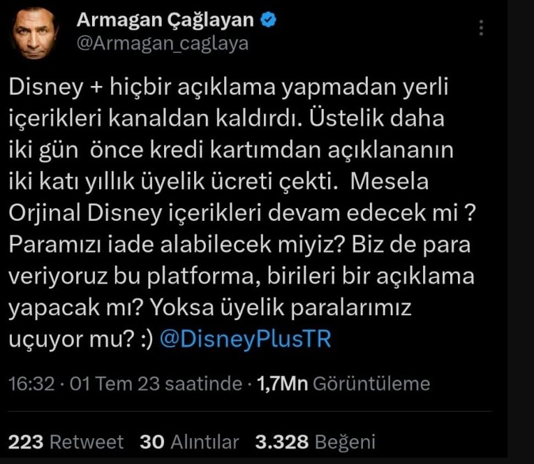 armağan çağlayan tweet