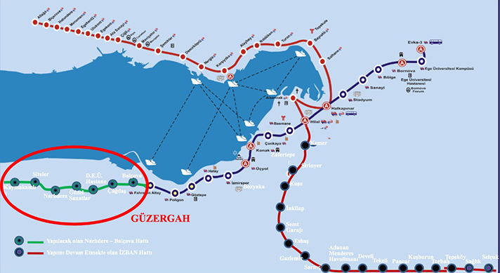 İzmir Narlıdere Metrosu seferlerine başlıyor