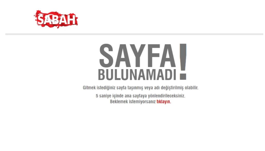 sabah gazetesi