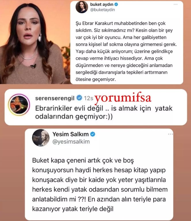 buket aydın seren serengil yeşim salkım