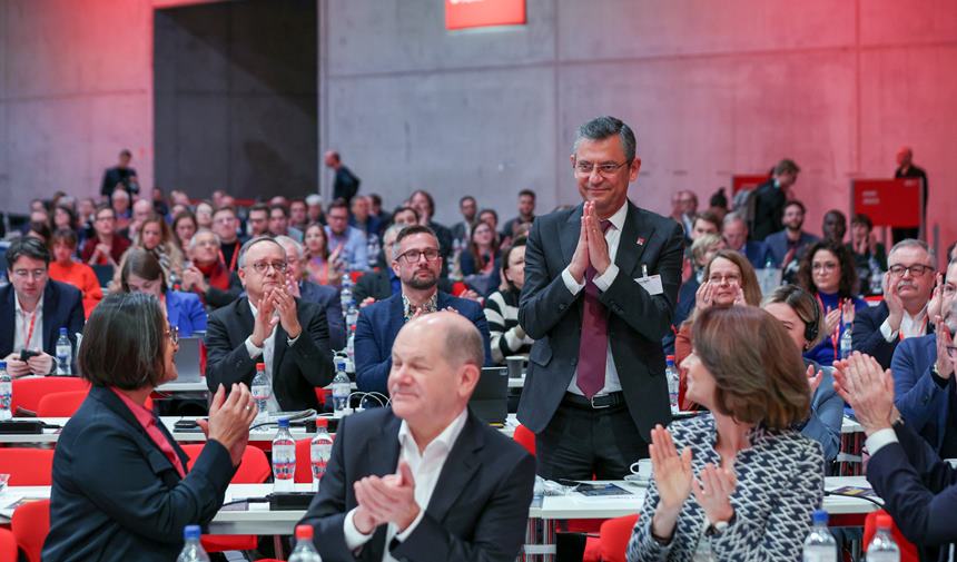 Özgür Özel'den, SPD Kongresi’nde Gazze çağrısı