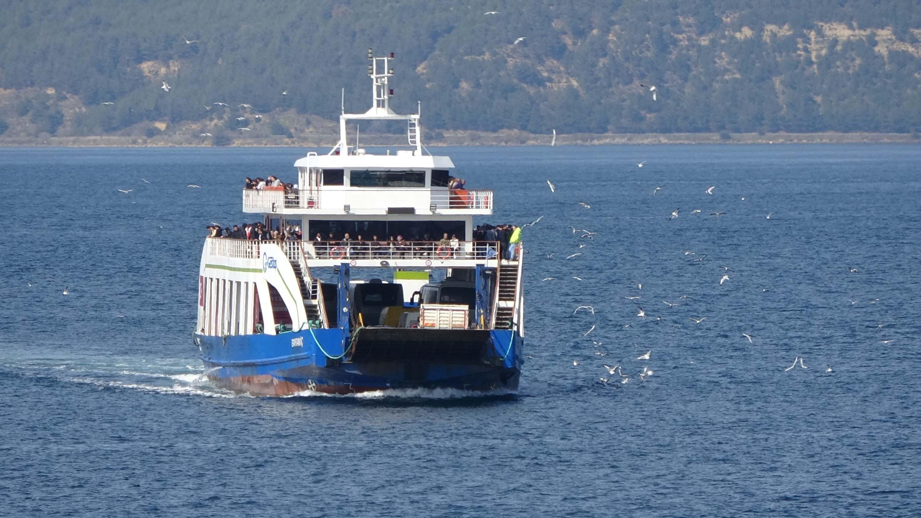 Gökçeada'ya yapılacak bazı feribot seferleri iptal edildi