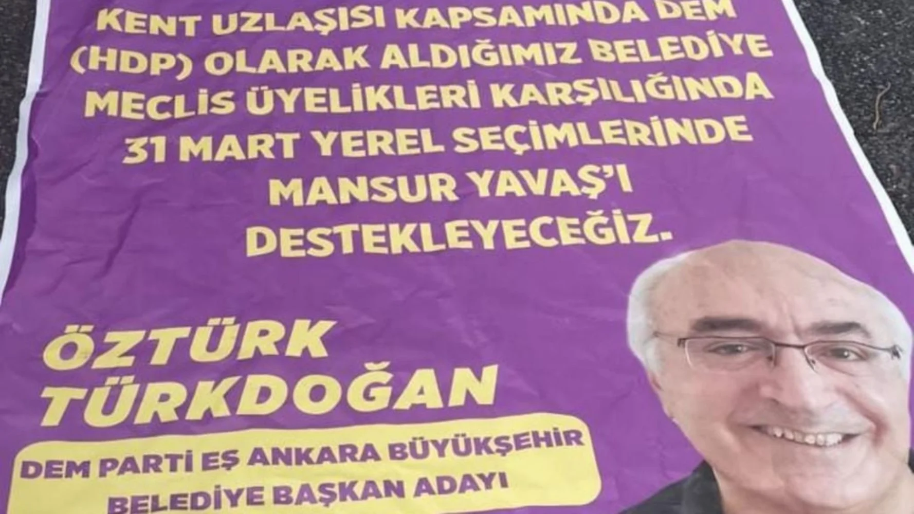 Mansur Yavaş'ın Ekibinden Sahte Dem Parti Afişleriyle Ilgili Uyarı