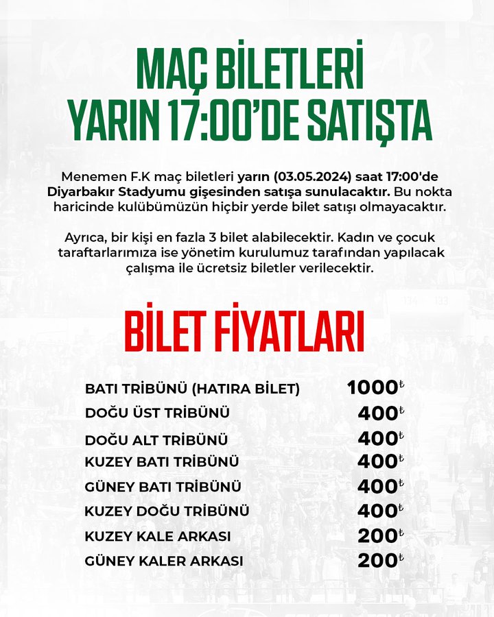 Amedspor Maç Biletleri