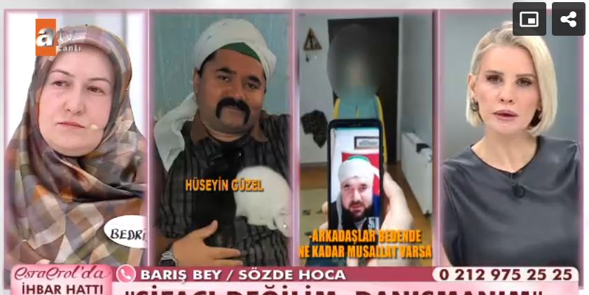 Hamza Barış Sözde Hoca Esra Erol