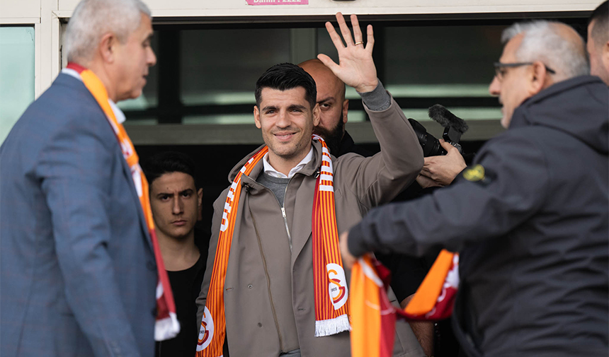 Alvaro Morata, Galatasaray Için İstanbul'a Geldi