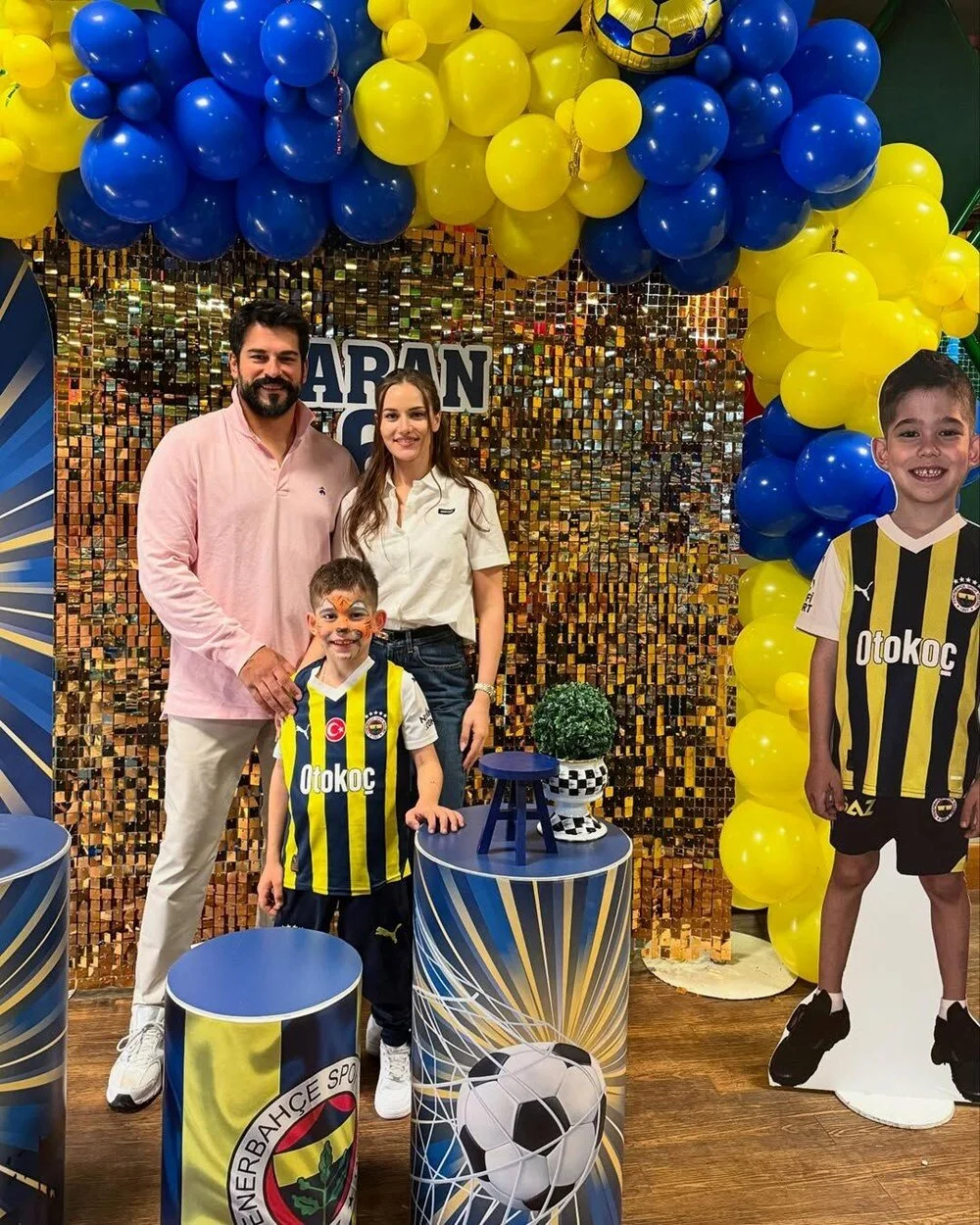 Fahriye Evcen ile Burak Özçivit'in oğlu Karan 6 yaşında