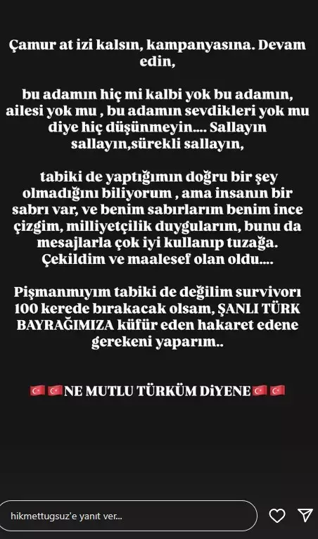 Hikmet Tuğsuz Açıklama 2