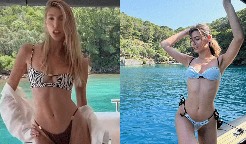 Miss Turkey Güzelleri ünlü iş insanının yatının keyfini çıkarıyor! Motor hediyesinden sonra yat tatili