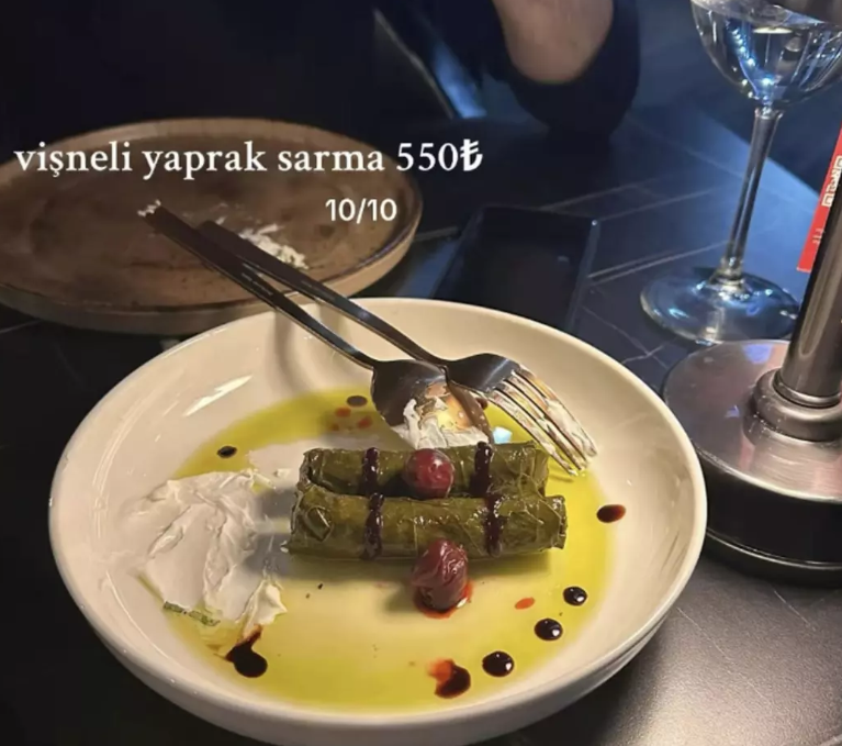 Mehmet Şef Yaprak Sarma 550 Tl