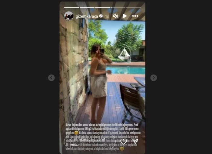 Gizem Karaca Verdiği Kilolar