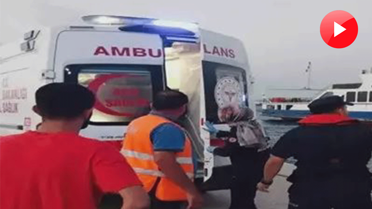 Kadın yolcunun feribottan atladığı anlar kamerada
