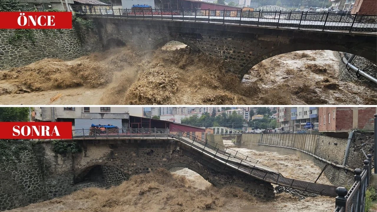 Borçka Köprüsü.
