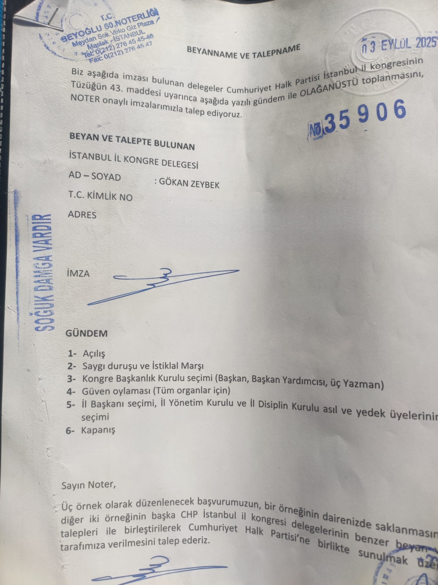 Chp Delegelerinden Olağanüstü Kongre Çağrısı-1