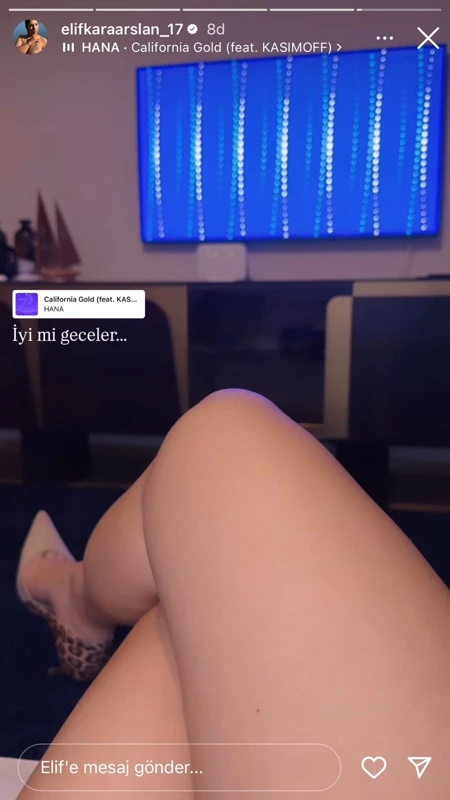 Cinsel Ilişki Videosuyla Gündeme Gelen Hakem Elif Karaaslan’dan Dikkat Çeken Bacak Paylaşımı!