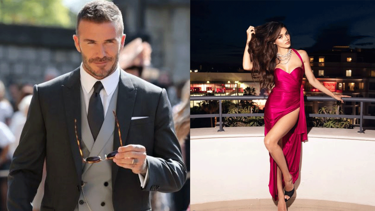 Hande Erçel'in yeni partneri David Beckham oldu! İkili Katar'da kamera karşısına geçti