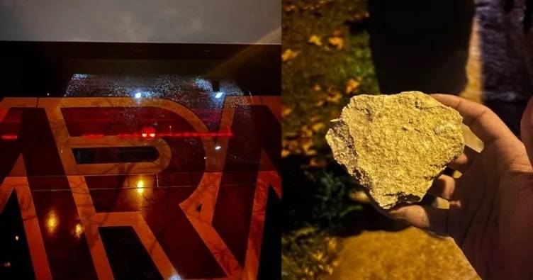 Galatasaray Otobüsüne Taşlı Saldırı