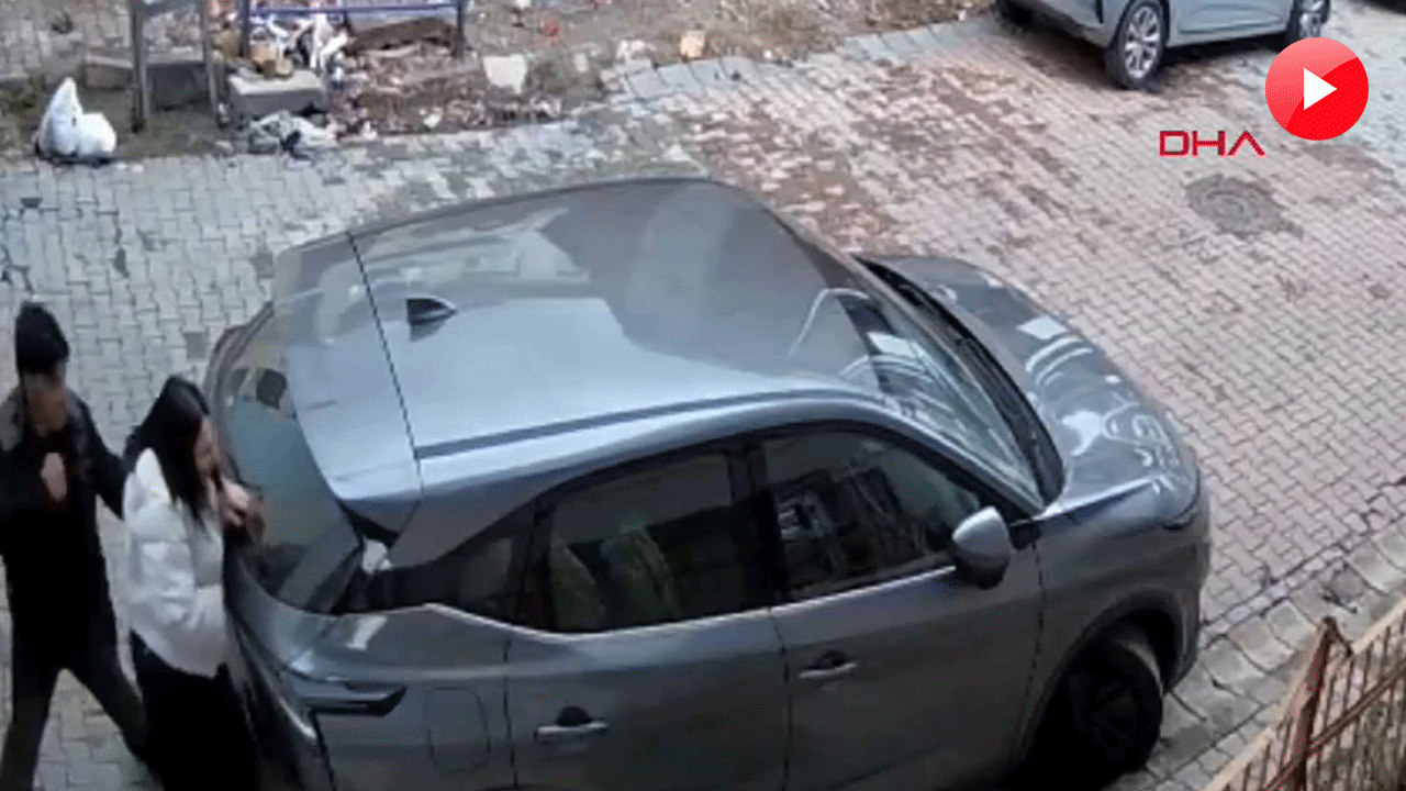 Uzaklaştırma kararı alan eşini sokak ortasında yumrukladı!