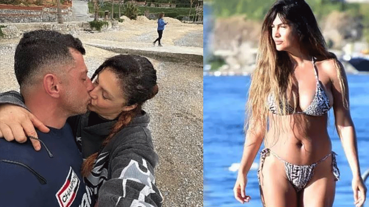 Tuba Ekinci'den sevgilisiyle dudak dudağa poz! Aşkını herkese ilan etti