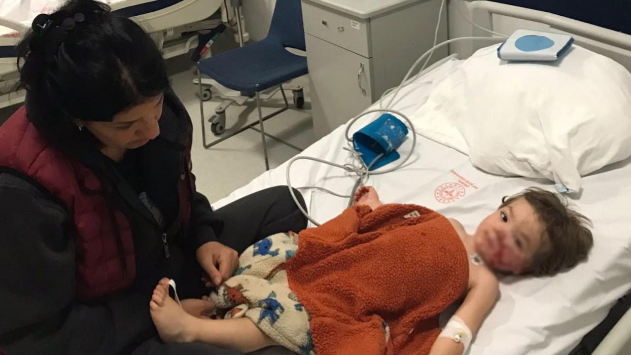 Pitbull Saldırısına Uğrayan Çocuk