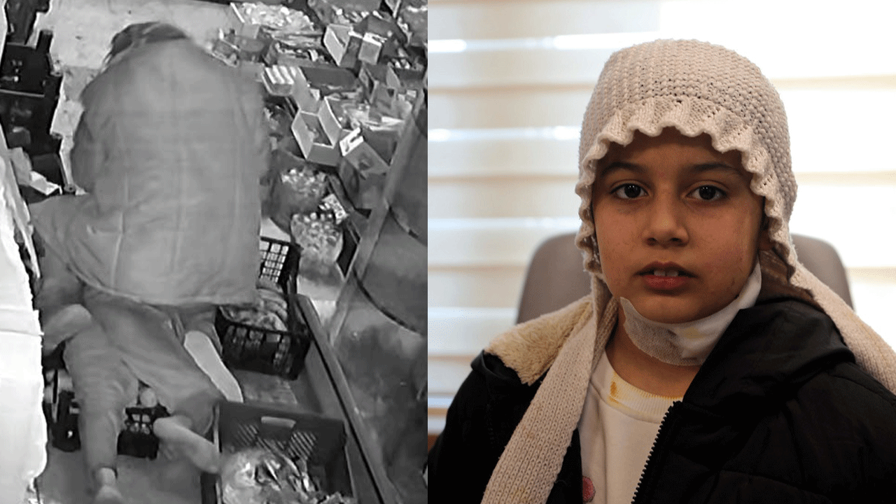 Darbedilip boğazından bıçaklanan çocuğu atkısı kurtarmış